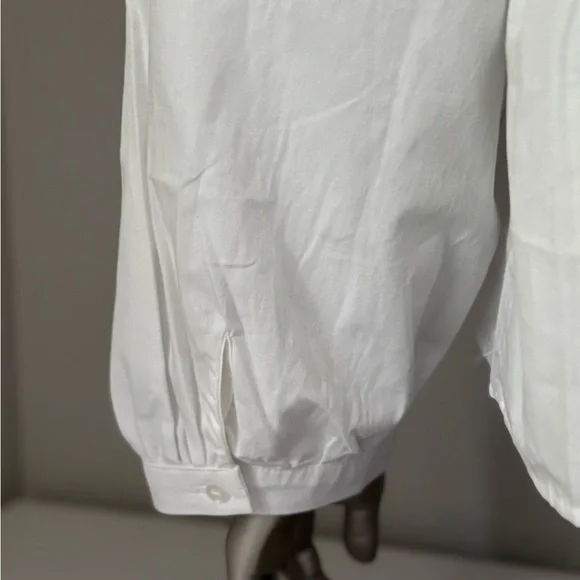 Hester & Orchard White Embroidered Button-Up Blouse – Size M - Picture 4 of 11